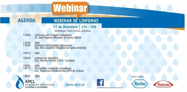 APCL - Webinar sobre Linfomas ocorreu dia 17 de dezembro