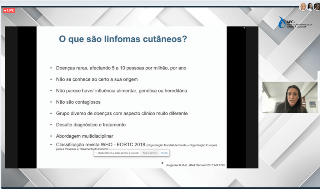 APCL - Webinar sobre Linfomas Cutâneos de células T