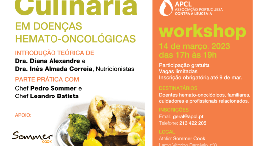 APCL - workshop sobre Culinária (Doenças Hemato-Oncológicas)