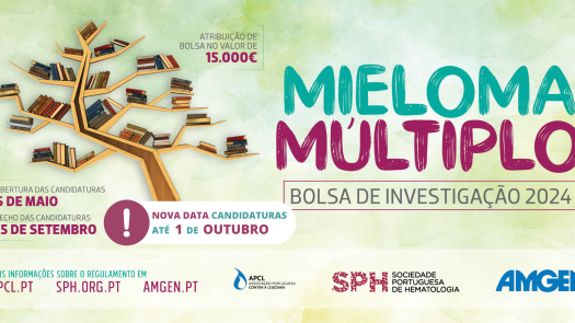 APCL -  PRAZO PROLONGADO ATÉ 1 de OUTUBRO - 6.ª edição da Bolsa de Investigação em Mieloma Múltiplo